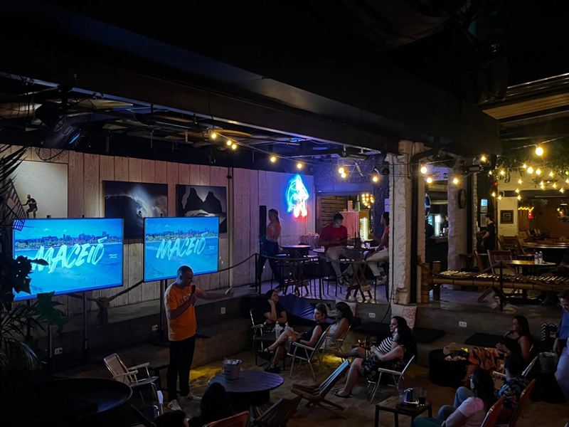 LAR MAR · Evento corporativo — post da Dínamo Eventos no Instagram